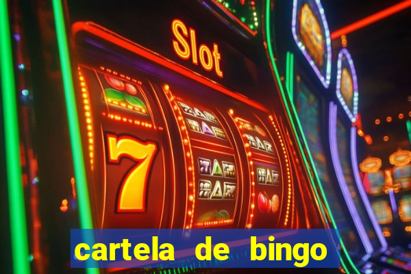 cartela de bingo cha de panela